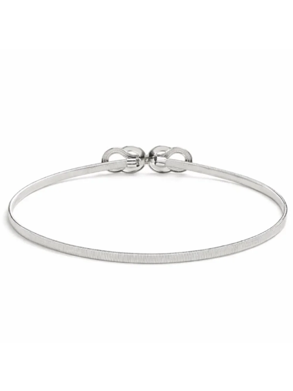 New! Silver Stretch Belt (One Size) NWOT